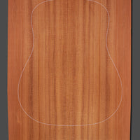 Premium redwood guitar soundboard with straight, even grain and warm reddish-brown hues. Ideal for rich, resonant acoustic tones.
