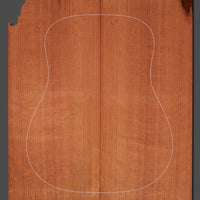 Richly colored Redwood soundboard with a striking, straight grain pattern. A great choice for crafting responsive and visually appealing guitars.