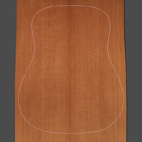 Premium thermally modified soundboard with optimized acoustic properties and a warm hue. Designed for high-performance guitar construction.