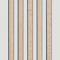 Close-up image of curly Eastern maple binding strips for guitar edges. Features a light natural colour and pronounced flame figure.