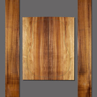 Premium figured koa back and side set with bold curl and rich contrast. Mirror-like bookmatching adds depth and visual appeal.