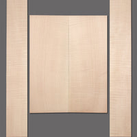 AAAA-grade figured maple back and side set with tight, even flame. Creamy colour and strong visual symmetry make it ideal for high-end guitars.