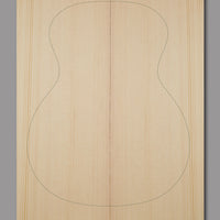 Traditional Sitka top featuring bold grain contrast and light brown colouring.