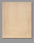 Luthier-quality Sitka spruce top, featuring bookmatched panels for consistent density and tonal depth.