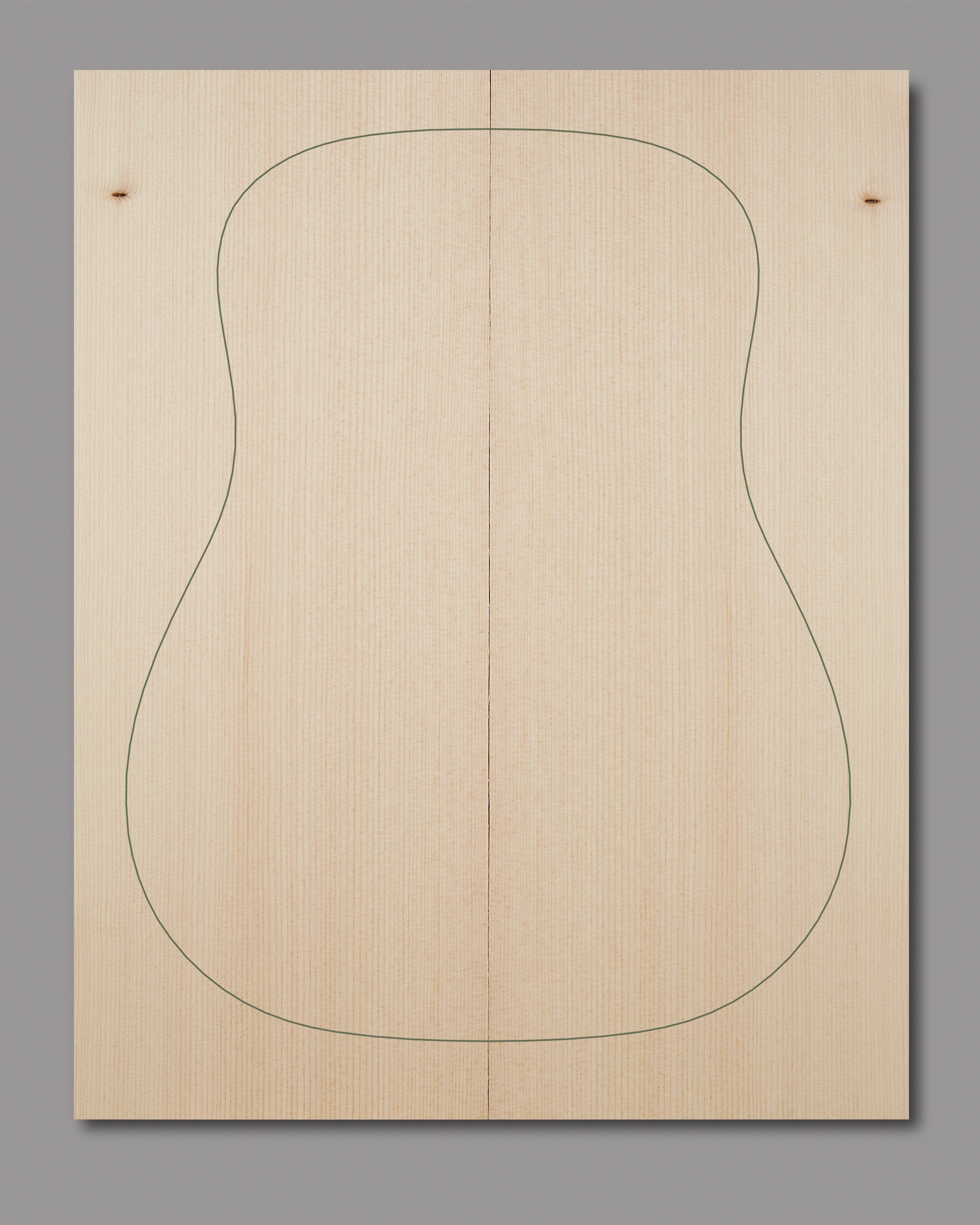 Acoustic-grade Sitka spruce top featuring tight grain and natural resonance.