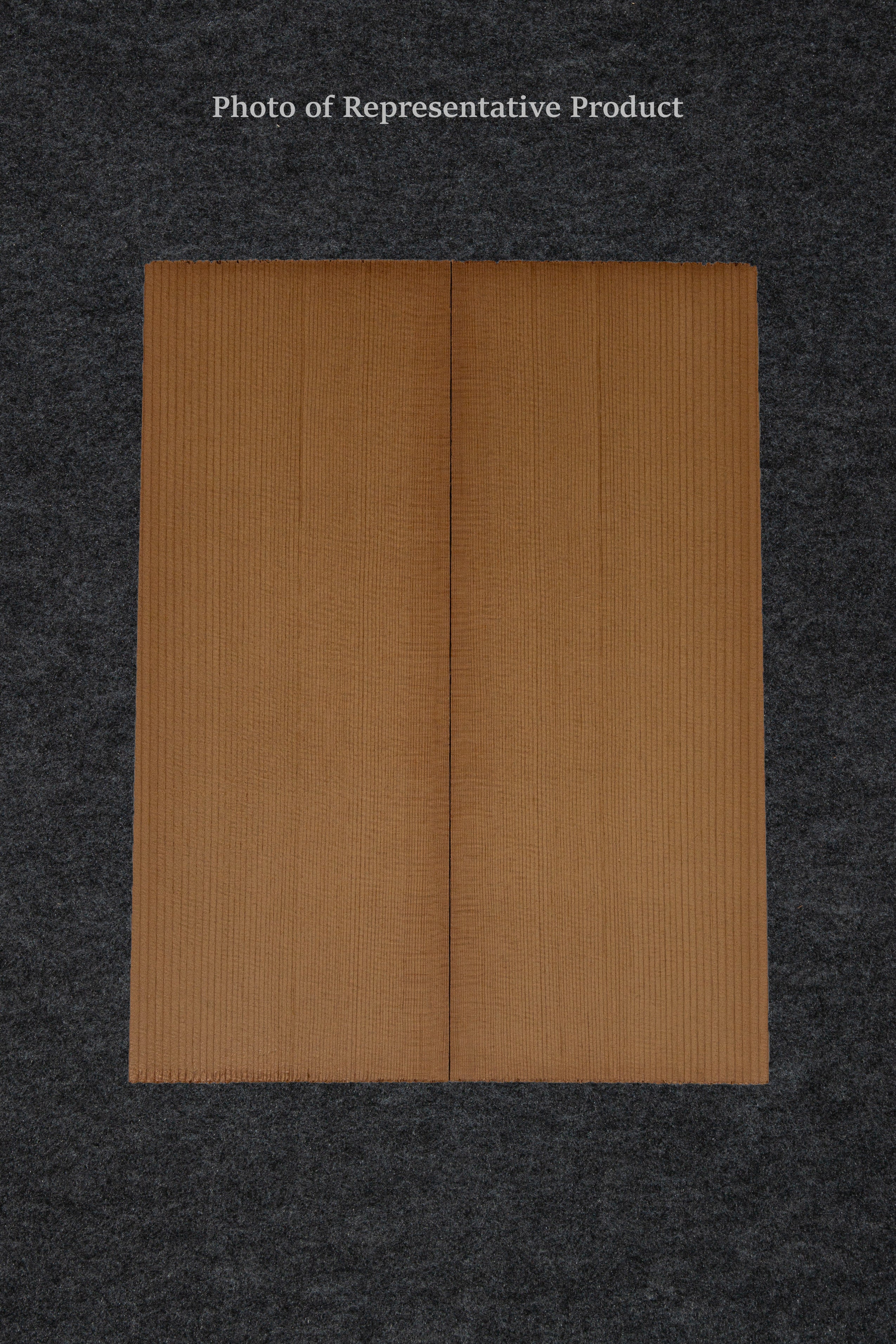 Thermally treated mandolin soundboard with a warm, caramel tone and straight grain, enhancing resonance and stability for superior acoustic performance.