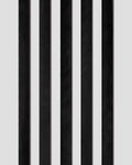 Five ebony binding strips with deep black tone and smooth matte finish. Rich, even colouring across all strips.