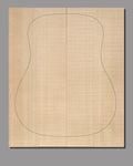 Bookmatched Sitka spruce with naturally straight, fine-grained texture, engineered for enhanced sustain and dynamic range.