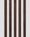 Five rosewood binding strips with white and black purfling detail, highlighting precise lamination and visual contrast for decorative guitar edges.