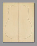 Natural Sitka spruce soundboard with clean lines and a warm, honeyed hue, engineered for tonal depth and responsiveness.